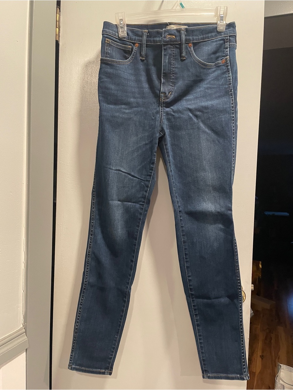 Madewell Dark Indigo Skinny Jeans size 28 - Picture 1 of 6